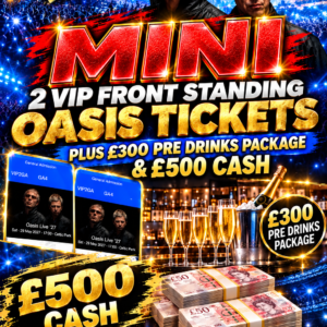 Ⓜ️MINI TO WIN £500 WORTH OF TICKETS FOR MAIN OAISIS DRAWⓂ️
