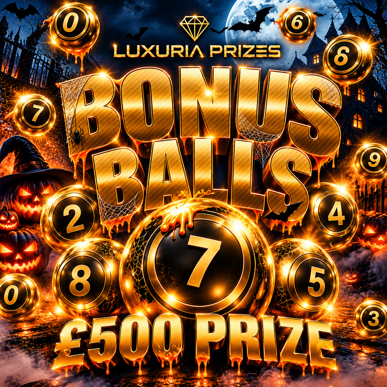 £500 Bonus Ball🎱 – Wednesday 28th October✨